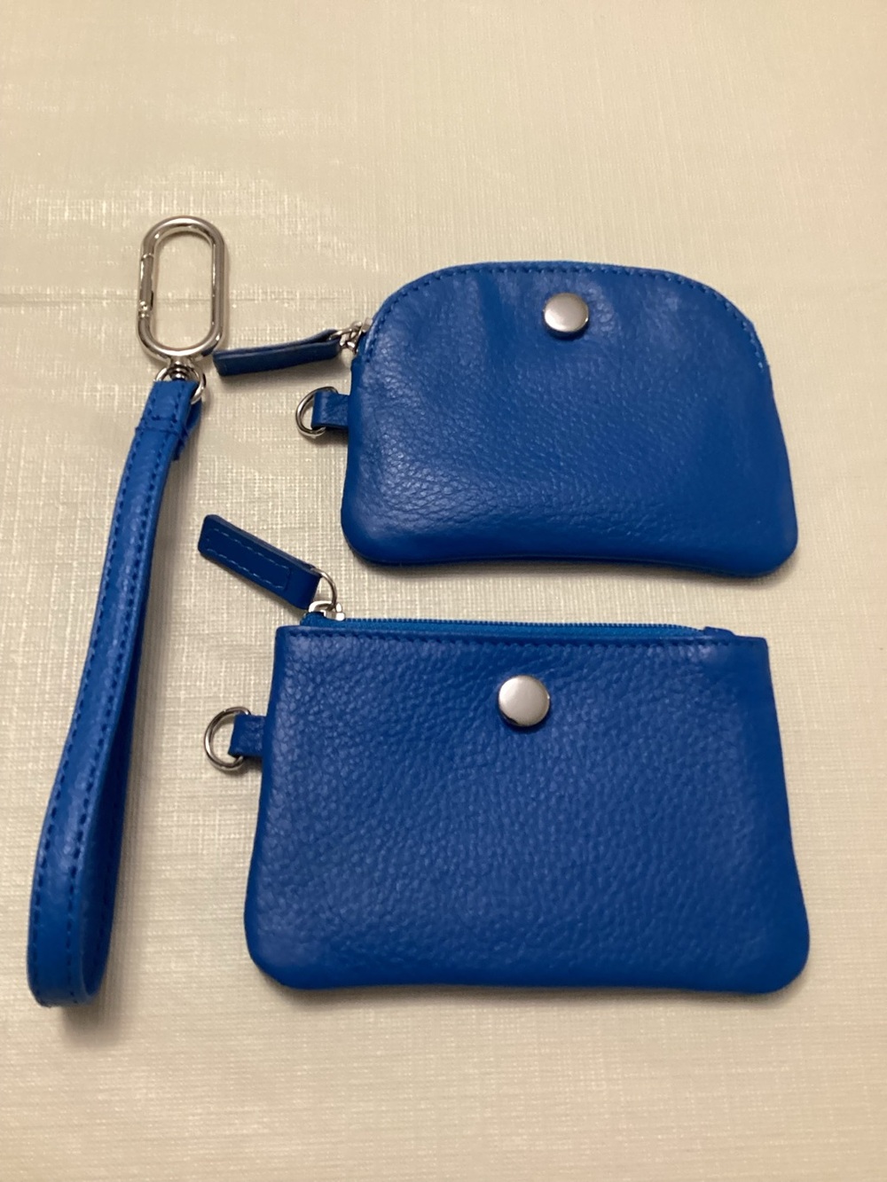 2pc change purses with wristlet handle